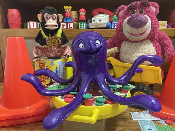 Toy Story 3 STRETCH - New and Sealed (Glitter Octopus) Figure